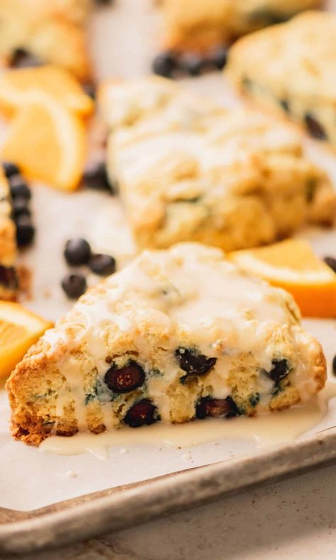 Buttermilk Scone Recipe, Orange Scones Recipe, Buttermilk Scones, Blueberry Orange, Orange Scones, Buttermilk Recipes, Blueberry Scones, Scone Recipe, Orange Zest