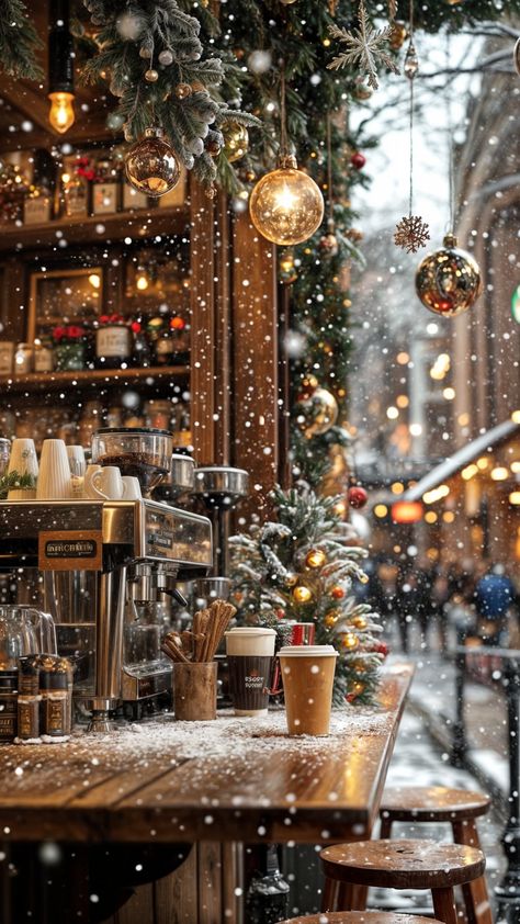 Coffee Christmas Aesthetic, Coffee Winter Aesthetic, Cozy Holiday Aesthetic, Shopping Aesthetic Wallpaper, Vintage Christmas Aesthetic Cozy, Winter Vibes Wallpaper, Cozy Winter Aesthetic Wallpaper, Christmas Vintage Aesthetic, Christmas Cozy Aesthetic