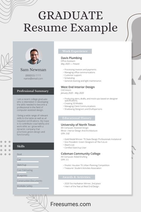 Resume Examples For Freshers: Headline, About Me, Skills, And More About Me In Resume, Cv Resume Sample, Free Resume Format, Resume Design Inspiration, Basic Resume Examples, Best Free Resume Templates, Best Cv Template, Professional Resume Examples, Best Resume Format