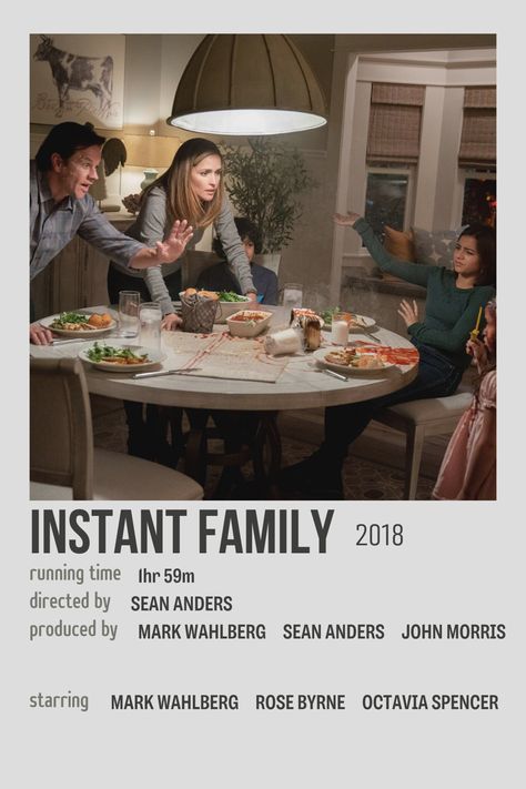 Instant Family Poster, Instant Family Movie Poster, The Family Plan Movie, Funny Family Movies To Watch, Films To Watch With Family, Instant Family Movie, Family Comedy Movies, Family Polaroid, Family Movies To Watch