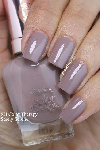 Sally Hansen Color Therapy, Nails Collection, Mauve Nails, Sally Hansen Nails, Colorful Nail Designs, Nails Gel, Chic Nails, Sally Hansen, Nail Polish Colors