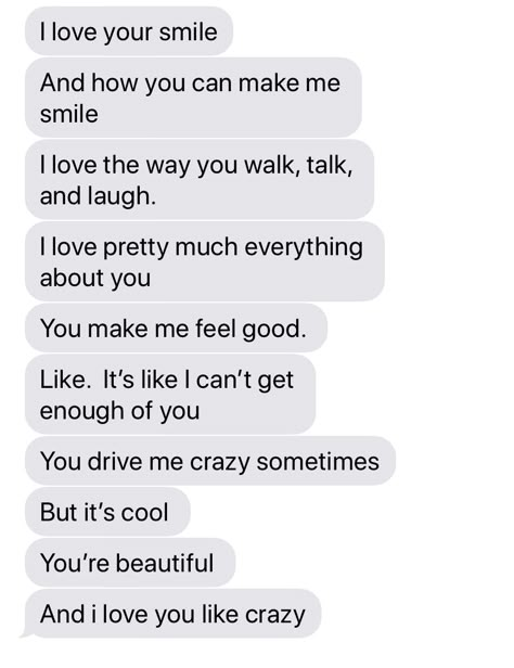 How To Make Your Bf Happy Over Text, He Makes Me So Happy, Love Texts, Happy Text, Cute Texts For Her, Love Chat, I Love You Text, You Make Me Crazy, Love You Like Crazy