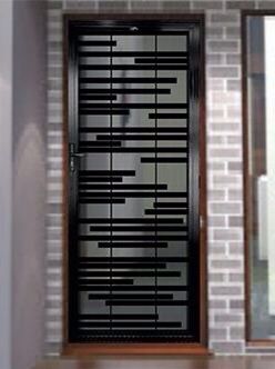 Security Grill Design, Steel Security Doors Design, Steel Door Design Modern, Iron Grill Door Design, Grill Door Design Front Entry, Iron Doors Modern, Door Grill Design, Home Gates, Security Door Design