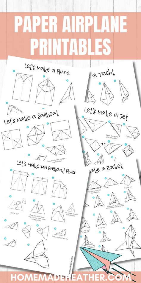 Free Paper Airplane Printables Paper Airplane Folding Template, Paper Plane Challenge, Flight Projects For Grade 6, Paper Airplane Pattern Free Printable, Paper Airplane Activities For Kids, Paper Airplane Activities, Paper Airplane Printable Templates, How To Fold Paper Airplanes For Kids, Airplane Folding How To Make