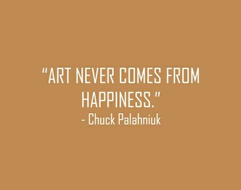 Don't know about anyone else, but this is true for me. Top Movie Quotes, Chuck Palahniuk Quotes, Quotes About Art, Club Quotes, Club Quote, Top Movie, Need Quotes, News Art, Chuck Palahniuk