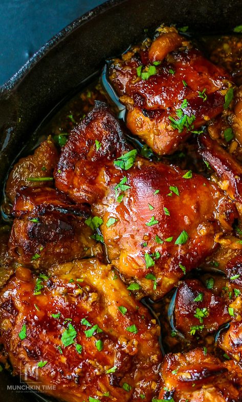 Honey Soy Chicken Thighs Recipe Honey Soy Chicken Thighs, Best Chicken Thigh Recipe, Chicken Thights Recipes, Honey Soy Chicken, Chicken Thighs Recipes, Soy Chicken, Thighs Chicken, Ayam Bakar, Boneless Chicken Thigh Recipes