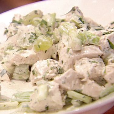 Chicken Salad Veronique by Ina Garten Ina Garten Chicken Salad, Ina Garten Chicken, Mayo Salad, Potato Salad With Egg, Ina Garten Recipes, Breakfast Food List, Stuffed Whole Chicken, Healthy Snacks For Diabetics, Paula Deen