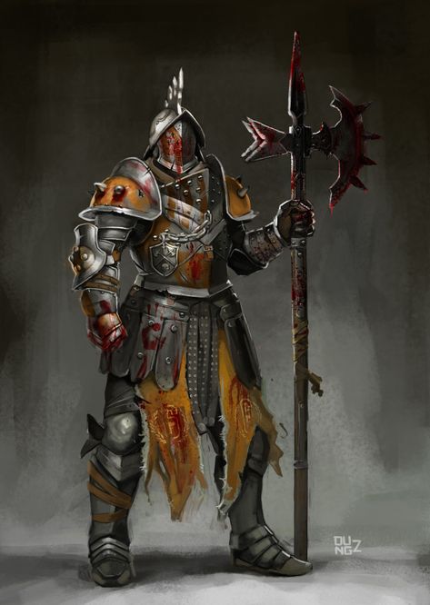 ArtStation - Lawbringer - For Honor (Study), Dzung Dao D D Art, For Honor Characters, Armor Drawing, 다��크 판타지, Knight Art, Knight Armor, For Honor, Dungeons And Dragons Characters, Fantasy Armor