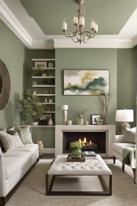 Step into the world of Green Smoke (SW 7732) Elegance with the best living room paint combination for 2024! Discover interior designer routines and décor tips here. #Ad #homedecor #homedesign #wallpaints2024 #Painthome #interiorarchitecture Wall Colors Green Living Room Colors
Bright Living Room Colors
Apartment Renovation
Living room Remodeling
Modern Paint Colors
2024 Luxurious Wall Colour, Living Rooms Painted Green, Evergreen Fog Living Room, Living Room Green Walls, Green Accent Wall Living Room, Green Living Room Paint, Green Living Room Color Scheme, Living Room Design Green, Colorful Living Room Bright