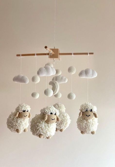 Sheep Themed Nursery, Lamb Nursery Theme, Lamb Nursery, Baby Staff, Handcrafted Dolls, Baby Zimmer, Baby Room Inspiration, Cute Maternity Outfits, Dream Baby