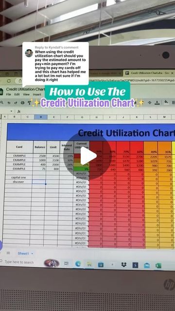 Ash All About Money on Instagram: "The credit utilization chart is EXTREMELY helpful if you’re working towards paying off credit card debt! #credit #score #tips #howto #creditcard #card" Credit Card Utilization Chart, Paying Off Credit Card Debt, Credit Score Tips, Credit Card Debt, Paying Off Credit Cards, Card Balance, Saving Ideas, About Money, Money Matters