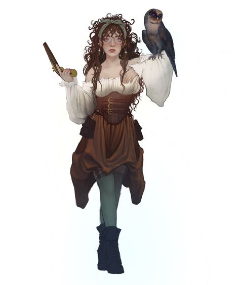 Witchy Pirate, Anja Kölling Pirate Queen Art, Pirate Witch, Fairy Pirate, Witch Characters, Pirate Queen, Pirate Outfit, Queen Art, Costumes Ideas, Character Inspo