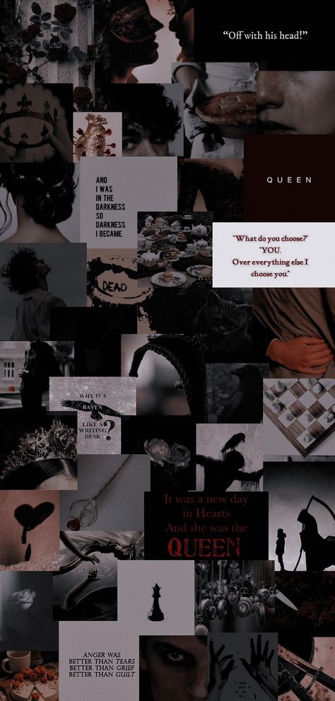 #aesthetic #heartless #the Joker #the Queen #confectioner #heart #Wonderland #hearts #prophecies #ily #field #Letters #king #chess #cat #best friend #off with his head! Glass Chess Aesthetic, Heartless Background, Dark Red Queen Aesthetic, Queen Of Hearts Aesthetic Dark, Queen Of Hearts Wallpaper Aesthetic, Red Chess Aesthetic, Queen Of Hearts Aesthetic Wallpaper, Heartless Wallpaper Aesthetic, Heartless Aesthetic Wallpaper