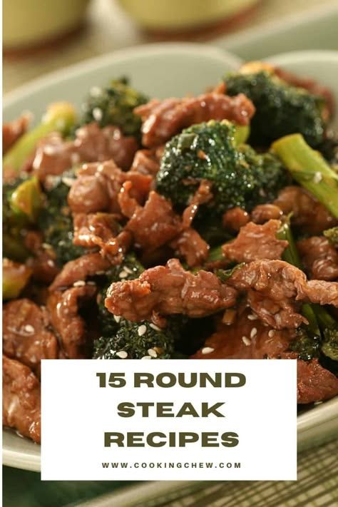 Top Round Steak Cutlets Recipe, Round Steak Tenderized Recipes, Dinners With Round Steak, Tenderized Top Round Steak Recipes, Steak Rounds Recipes, Round Steak Uses, How To Make Round Steak, Top Round Recipe, Recipes For Beef Round Steak