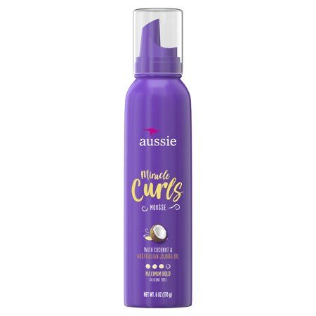 Aussie Miracle Curls, Aussie Hair, Curly Hair Mousse, Aussie Hair Products, Oil For Curly Hair, Curl Mousse, Styling Mousse, Hands Together, Curl Cream