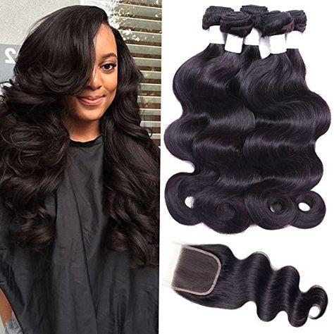 Body Wave Weave, Indian Hair Extensions, Brazilian Virgin Hair Body Wave, Beauty Salon Equipment, Brazilian Hair Bundles, Virgin Hair Bundles, Brazilian Hair Weave, Weave Hair, Bundles With Closure