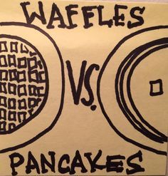 The Difference Between Waffles and Pancakes: If there’s a big, fat lie in waffledom, it’s that good waffles can be made from pancake batter. Cake Waffles, Easy Scrambled Eggs, French Toast Pancakes, Peeling Hard Boiled Eggs, Brunch Bread, Alton Brown, Waffle Mix, Hash Browns, Funnel Cake