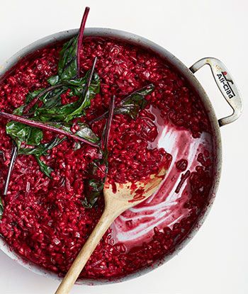 Mark Bittman Is Making 'Dinner for Everyone' | Hadassah Magazine Beet Risotto, Barley Risotto, Vegetarian Mains, Grain Recipes, Mark Bittman, Csa Recipes, Vegetarian Life, Healthier Options, Beet Greens