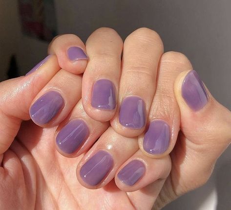 Nail Polish Purple, Skin Tone Color, Hippie Nails, Natural Skin Tone, Nail Gel Polish, Jelly Nails, Minimalist Nails, Dream Nails, Funky Nails