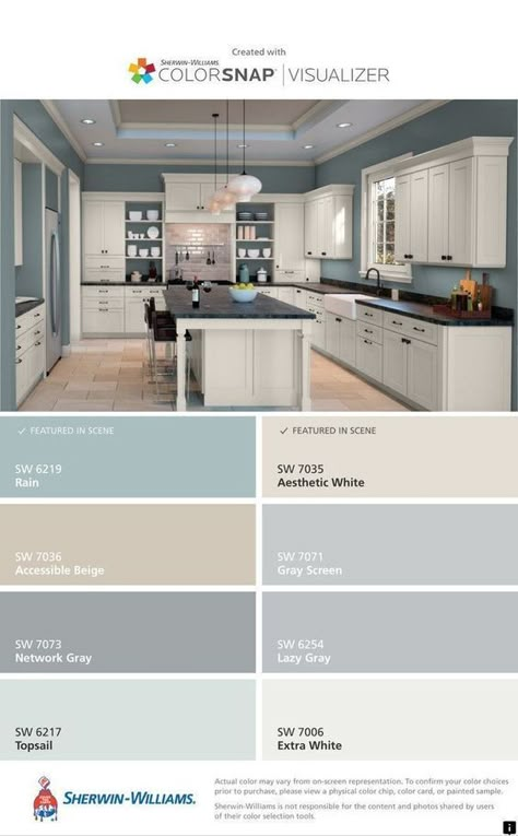 Farmhouse Paint Colors, House Color Palettes, House Color Schemes, Kitchen Paint Colors, Room Color Schemes, Room Paint Colors, Web Images, Paint Colors For Living Room, Living Ideas