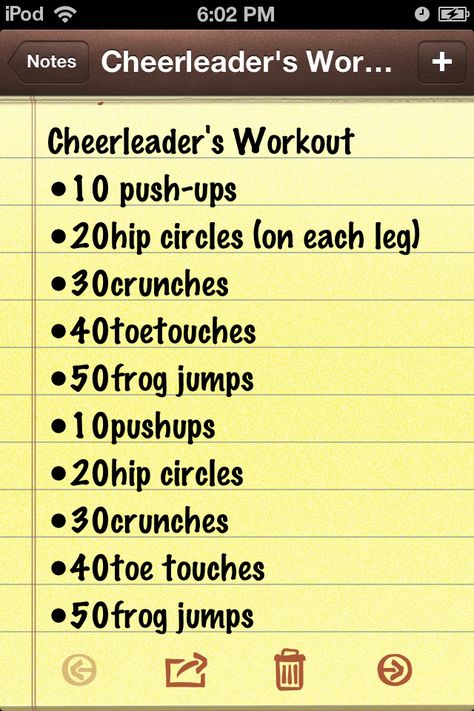 The famous cheerleaders workout for a Sexy, strong  butt,hips,thighs & arms! Gotta love a workout like that How To Get Better At Toe Touches, Cheerleader Workout, Cheer Flexibility, Cheer Stretches, Cheer Music, Cheerleading Workout, Cheerleading Workouts, Famous Cheerleaders, Cheer Workouts