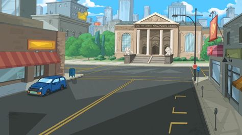 Phineas And Ferb Background, Phineas Y Ferb, Phineas And Ferb, Movies Showing, Background Design, Design Inspiration, Deviantart, Film, Books