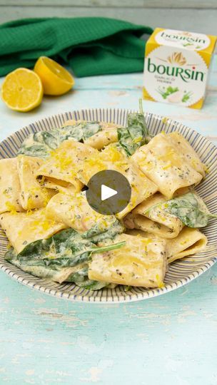 2.5M views · 4.8K reactions | CREAMY BOURSIN LEMON PASTA! 😍🍋 The PERFECT summer pasta dish! The sun has FINALLY come out in the UK, and we've just found the ultimate pasta dish to beat the heat ☀️ The zesty lemon cuts through the rich @Boursin Cheese, giving it a super fresh, summery taste ✨If you loved the viral baked Boursin pasta from way back when, you’ll love our lemon version! 🍋

🧀 Place a wheel of Boursin in the centre of an ovenproof dish.
🍋 Arrange 2 lemon halves around it, cut side down. (Edit: either our lemons were small, or we really like lemons! A lot of you are saying you prefer it with 1 lemon, so maybe try that to start 🙌)
🍝 Add 4-6 sliced banana shallots and a small bulb of garlic with the top cut off.
🧀 Drizzle with olive oil and season with 1 tsp black pepper an Creamy Lemon Boursin Pasta, Creamy Boursin Lemon Pasta, Baked Lemon Boursin Pasta, Boursin Lemon Pasta Recipe, Boursin Lemon Pasta, Pasta Boursin, Baked Boursin Pasta, Boursin Cheese Pasta, Baked Boursin