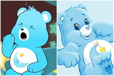 How many Care Bear names do you know? Each has distinct colours, symbols and personality traits. Read on to learn more interesting facts about these characters. Care Bear Names, Funshine Bear, Baby Hug, Bear Names, Care Bears Cousins, Moon Symbols, Bear Character, Important Life Lessons, The Originals Characters