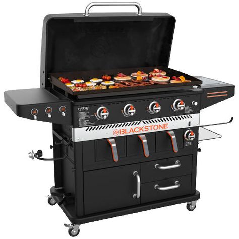 This Blackstone 1923 36-Inch Griddle (with Air Fryer & Cabinets) originally $1,499 drops to only $1,299 at the Blackstone store. You save 13% off the retail price for this backyard griddle. Plus, this item ships free. This deal price matches the lowest price we could find online. The Blackstone 1923 Griddle features side shelf hooks, […] The post Blackstone 1923 36-Inch Griddle first appeared on Frugal Buzz. Propane Griddle, Gas Griddles, Flat Top Grills, Garbage Bag Holder, Flat Top Grill, How To Cook Burgers, Griddle Cooking, Painted Patio, Blackstone Griddle