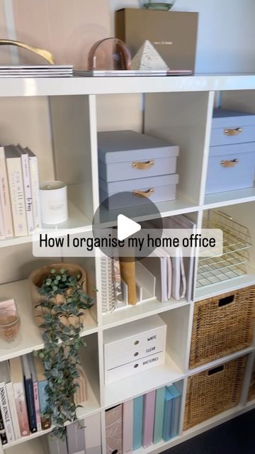 Organised Simplicity - Brisbane Decluttering and Organising on Instagram: "How I organise my home office ✨

Drawers & cube unit @ikea_australia 
Drawer organisers @little_label_co 

#homeoffice
#officeorganisation 
#officedesign 
#officedecor 
#officestyle" Office Drawers, Ikea Australia, Office Organisation, Cube Unit, Office Shelf, My Home Office, Drawer Organisers, Office Organization, Shelf Organization