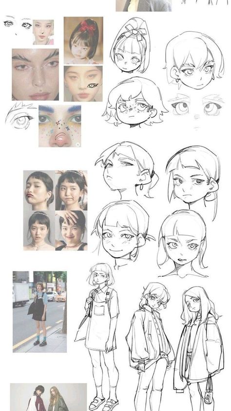 Fulani Braids, 캐릭터 드로잉, Drawing Expressions, Arte Inspo, Figure Drawing Reference, Anatomy Art, Pixie Cuts, Art Tutorials Drawing, Facial Expressions