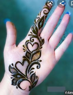 101 Simple Arabic mehndi designs for hands to try in 2023 | Bling Sparkle Cool Heart, Simple Arabic Mehndi, Simple Arabic Mehndi Designs, Henna Designs Wrist, Tato Henna, Henna Tattoo Hand, Mehndi Designs For Kids, Very Simple Mehndi Designs, Simple Mehndi Designs Fingers