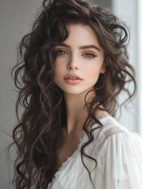 Stunning Long Curly Hairstyles – Embrace Your Curls with Elegant and Versatile Styles Super Long Curly Hair, Sleek Curls, Long Curly Hairstyles, Alana Blanchard, Mirror Drawings, Curly Hair Beauty, Haircut For Square Face, Curly Pixie Haircuts, Idea Aesthetic