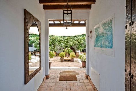 House Hunting in Spain: A Square Doughnut in Andalusia for $750,000 - The New York Times Square Doughnut, Nevada National Parks, Spain House, Mediterranean Interior, Covered Walkway, Mountain Ranch, Nevada Mountains, Spanish Architecture, Sierra Nevada Mountains