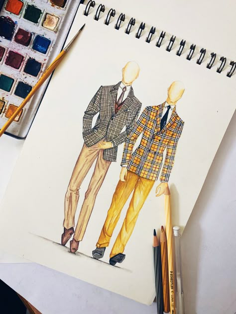 Formal Wear Illustration, Fashion Designer Illustration, Men Fashion Illustration, Men Formal Wear, Men's Fashion Illustration, Men Illustration, Accessories Design Sketch, Men Sketch, Formal Dresses For Men