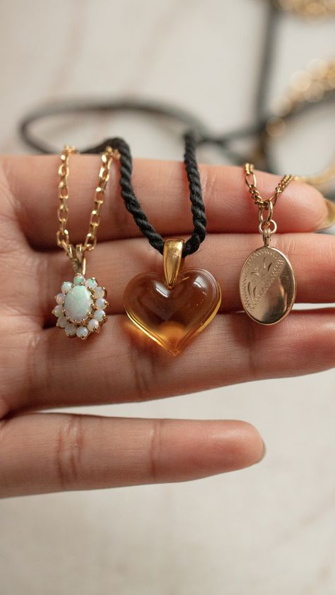 Opal resin and gold locket vintage necklace only available at Local Eclectic Opal Necklace Vintage, Silver Vintage Rings, Eclectic Necklace, Opal Resin, 2023 Board, Locket Vintage, Photo Coffee, Local Eclectic, Coffee Color