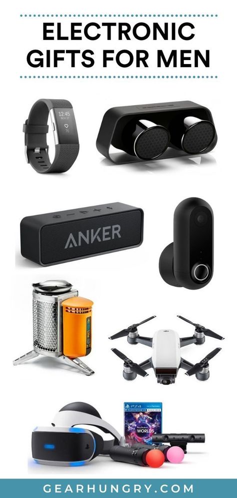 These are the best gift ideas for any man who loves technology! From the latest in wireless speakers, to drones, smart TV's, gaming devices and more, there's something for every tech lover on this list.  Read our reviews here! #besttechgifts #formen #giftideas #techreviews Tech Gadgets For Men, Best Electronic Gifts, Gadget Gifts For Men, Electronics Gadgets Technology, Electronic Gadgets For Men, Gadgets Électroniques, Tech Gifts For Men, Electronic Gifts For Men, Cool Tech Gifts