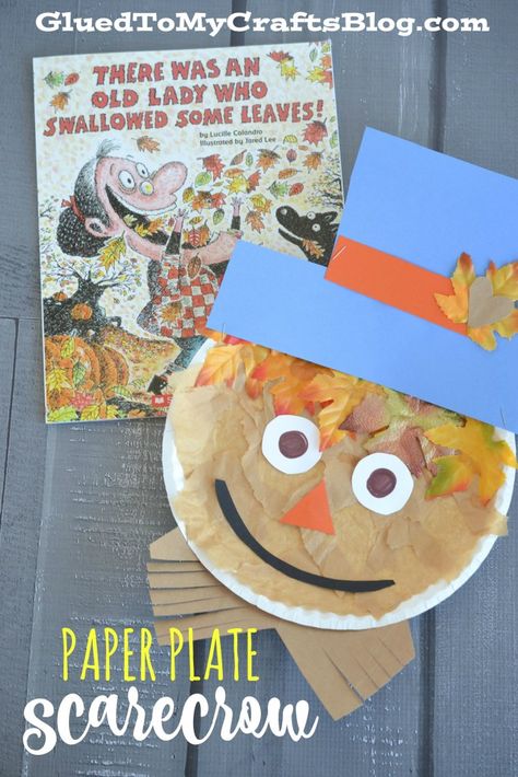 Paper Plate Scarecrow, Plate Crafts For Kids, Scarecrow Craft, Scarecrow Crafts, Paper Plate Crafts For Kids, Fall Preschool Activities, October Crafts, Fall Preschool, Kid Craft