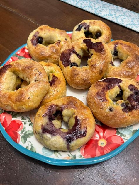 Two Ingredient Dough Blueberry bagels Two Ingredient Bagels, 2 Ingredient Blueberry Bagels, Ww Bagel Recipe, Greek Yogurt Bagels 2 Ingredients Almond Flour, Ww Bagels Recipe, Greek Yogurt Bagels 2 Ingredients, 2 Ingredient Bagels Air Fryer, Two Ingredient Bagels Greek Yogurt, Bagel Thins