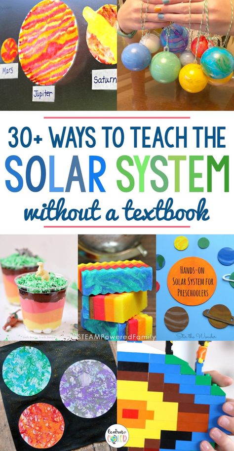 Solar System Math Activities, Solar System Activities Middle School, Kindergarten Solar System Activities, Planets Lesson Plans Solar System, Solar System Homeschool Unit, Solar System Steam Activities, Solar System 3rd Grade, Inner Planets Activities, Solar System Activities For Kindergarten