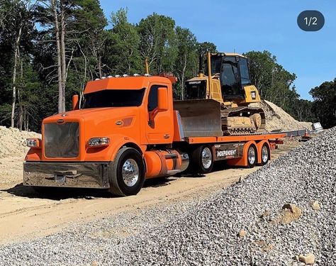 Peterbilt 567, Flat Deck, Flatbed Towing, Travel Humor Quotes, Future Trucks, Equipment Trailers, Flatbed Trailer, Peterbilt 379, Car Carrier