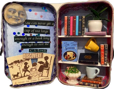 Altered Altoid Tins, Tin Diorama, Altoid Tin Shrine, Harry Potter Altoid Tin, Mint Box Crafts Altoids Tins, Altoid Tin Altar Witchcraft, Snail Mail Gifts, Altoid Tin Travel Altar, Tin Box Miniature