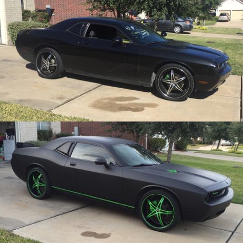 If you would like to get your vehicle in a finish like this with matte black paint or plasti-dip, then please send me a message and I'll send you my phone number    I black out taillights, rims, and paint motorcycles as well.   Starting at $600-$1000 Car Pinstriping, Dip Ideas, Matte Black Cars, Ombre Paint, Black Paint Color, Pink Rims, Car Fix, Ford Ka, Job Ideas