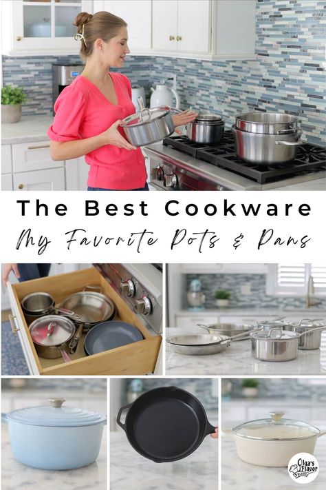 The Best Cookware: My Favorite Pots and Pans Best Pots And Pans Cookware Set, Best Pots And Pans, Lodge Cookware, Lodge Cast Iron Skillet, Best Cookware, Cooking Oatmeal, Enamel Dutch Oven, Cast Iron Cleaning, Stainless Steel Pot