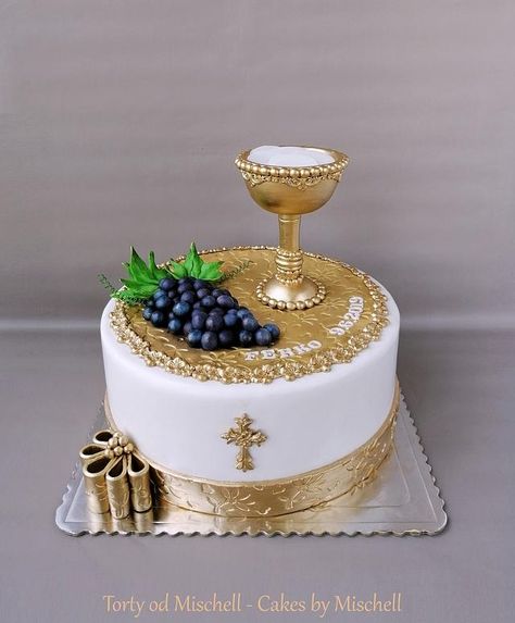 First Holy Communion Decoration Ideas, Boys First Communion Cakes, Boy Communion Cake, Comunion Cake, Holy Communion Cake, Cake Paris, First Holy Communion Cake, Holy Communion Cakes, Religious Cakes