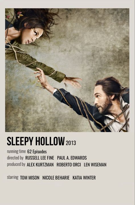 Sleepy Hollow Tv Show, Katia Winter, Sleepy Hollow Tv Series, Series Posters, Tom Mison, Night Film, Series Poster, Sleepy Hollow, Series Movies