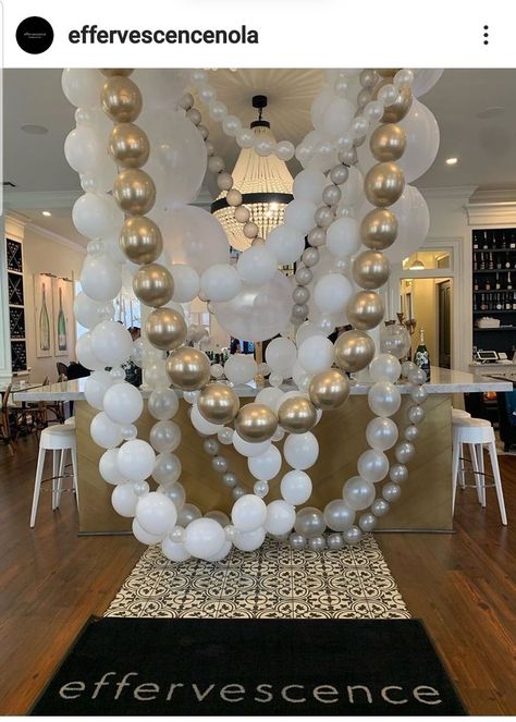 Deco Ballon, Glamour Party, Diy Balloon Decorations, Garland Arch, Simple Baby Shower, Arch Kit, Diy Candy, Balloon Diy, Gold Balloons