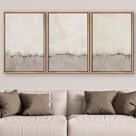 Minimalist Landscape, Neutral Walls, Pastel Watercolor, Large Wall Decor, Colour Field, Neutral Wall Art, Décor Diy, Wall Art Set, Modern Artwork