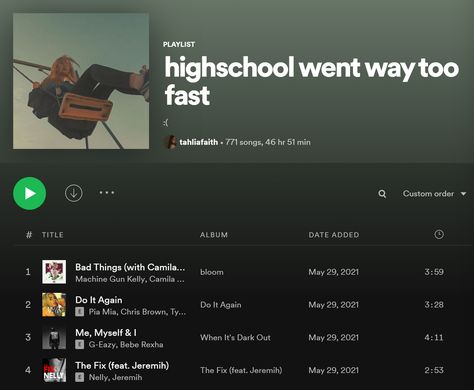 Sports Yearbook, Spotify Theme, Yearbook Design Layout, Music App Design, School Magazine, Senior Year Things, Graduation Songs, Senior Year Fun, Graduation 2025