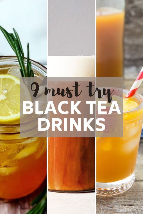 how to make delicious sweet iced black tea to chill on summer! from milk tea to raspberry mango black tea, here you'll find healthy and refreshing ideas for summer. #blacktea #icedtea #sweeticedtea Black Tea Drinks, Summer Iced Tea Recipes, Black Tea Latte Recipe, Iced Black Tea Recipe, Simple Syrup Drinks, Drinking Ideas, Iced Black Tea, Black Tea Recipe, Summer Iced Tea